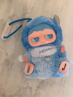 MONBOO Blue Plush Keychain by